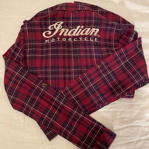Indian Motorcycle Red flannel
